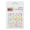 AB Colorful Five-pointed Star Heart Diamond Self-Adhesive Facial Eye Makeup Diamond Concert Stage Nail Art Color Diamond Stickers Item Picture